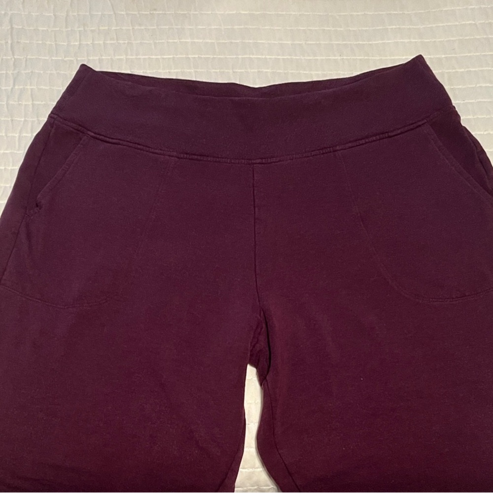 Athleta by Gap Deep Purple Maroon High Waist Jogger Pants | Size 1X - Picture 7 of 15
